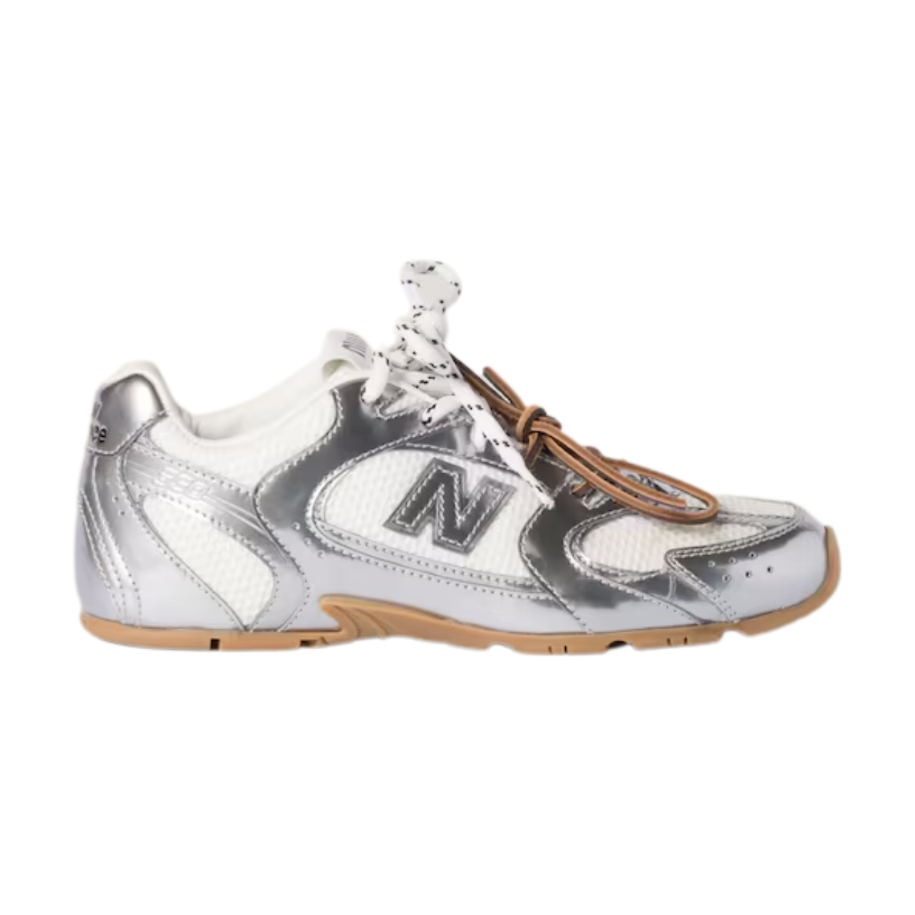 New Balance x Miu Miu 530 SL – Metallic Leather/Mesh